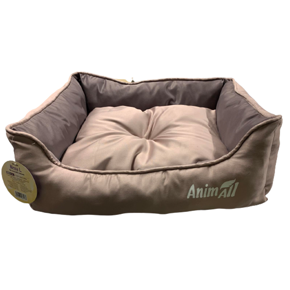 Лежак AnimAll Nena L для собак, сіро-синій, 55×51×18 см