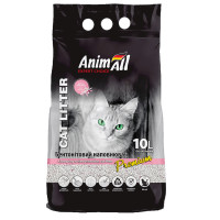 AnimAll Premium Baby Powder бентонітовий наповнювач з ароматом дитячої пудри, для котів, 10 л