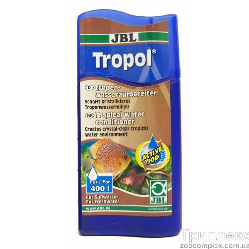 Тропічний кондиціонер JBL Tropol для прісноводних акваріумів, 100 мл
