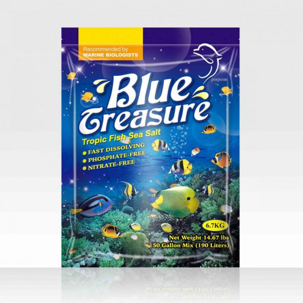 Blue Treasure рифова сіль для тропічної риби, 6.7 кг