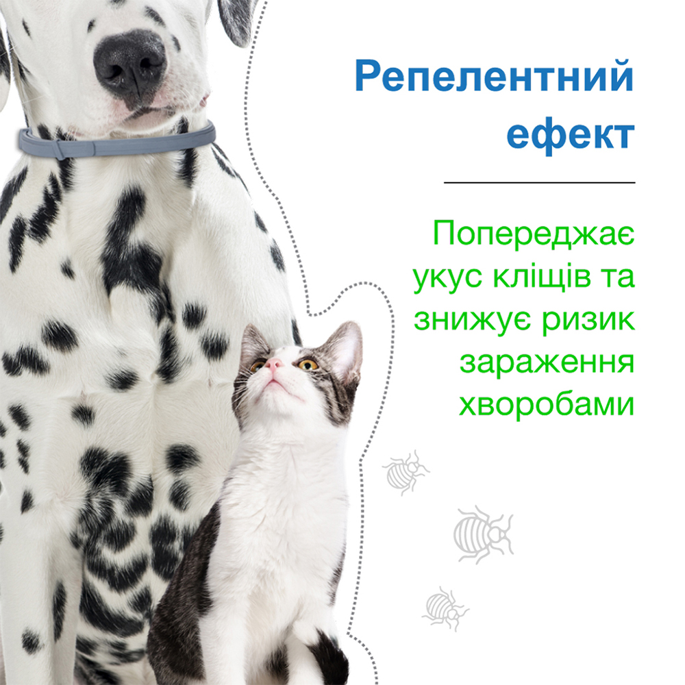 Ошейник Bayer Foresto против блох и клещей для собак, 70 см