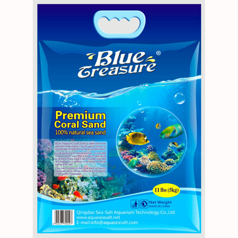 Blue Treasure Coral Sand коралова крихта, дуже дрібна, 5 кг