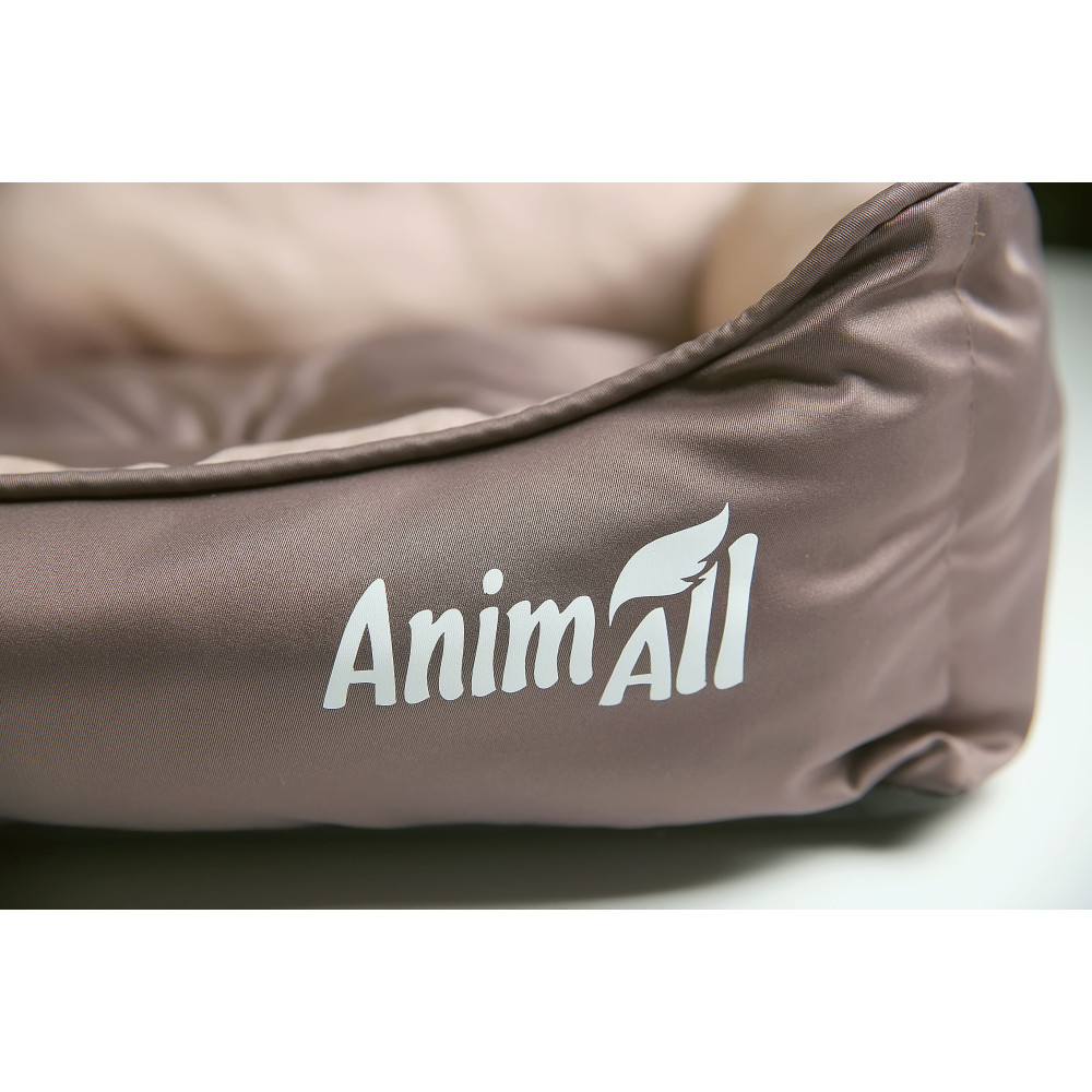 Лежак AnimAll Nena S для собак, сірий, 45×35×16 см