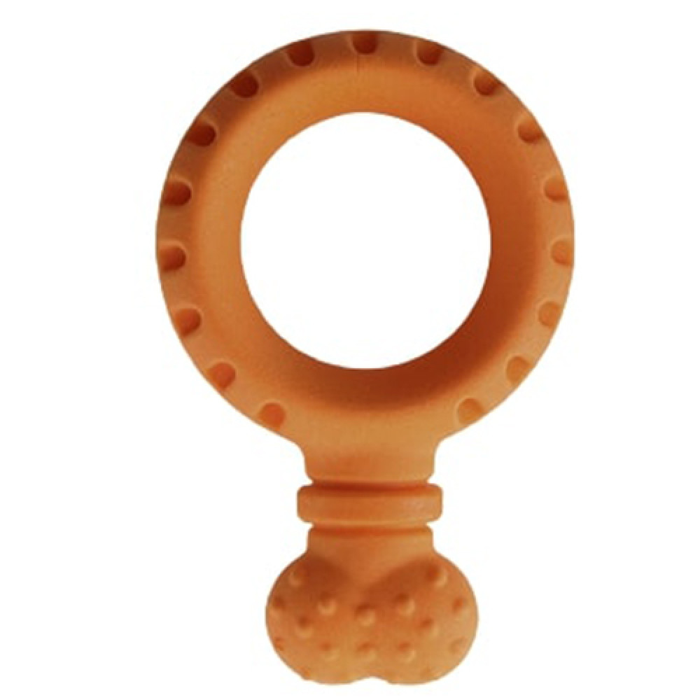 Іграшка AnimAll GrizZzly для собак, сережка, помаранчева, 17.4 × 6.5 см