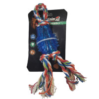 AnimAll GrizZzly дентал іграшка для собак Сова-1 з канатом, 18×5 см