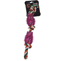 AnimAll GrizZzly дентал іграшка для собак Сова-2 з канатом, 28×5 см