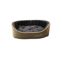 AnimAll АТ 6493 Лежак Aurora М GREY BEIGE, 46x35x15
