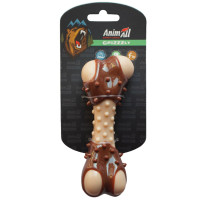 AnimAll GrizZzly іграшка кісточка з ароматом м'яса, коричнева, 13.5 см