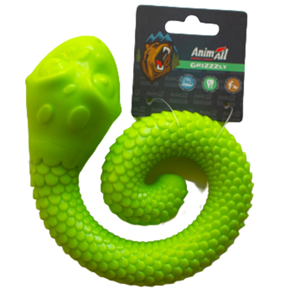 Іграшка AnimAll GrizZzly змійка, зелена