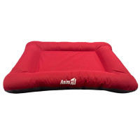 AnimAll Super Max M HOT RED лежанка для собак та котів, червона, 80×65 см