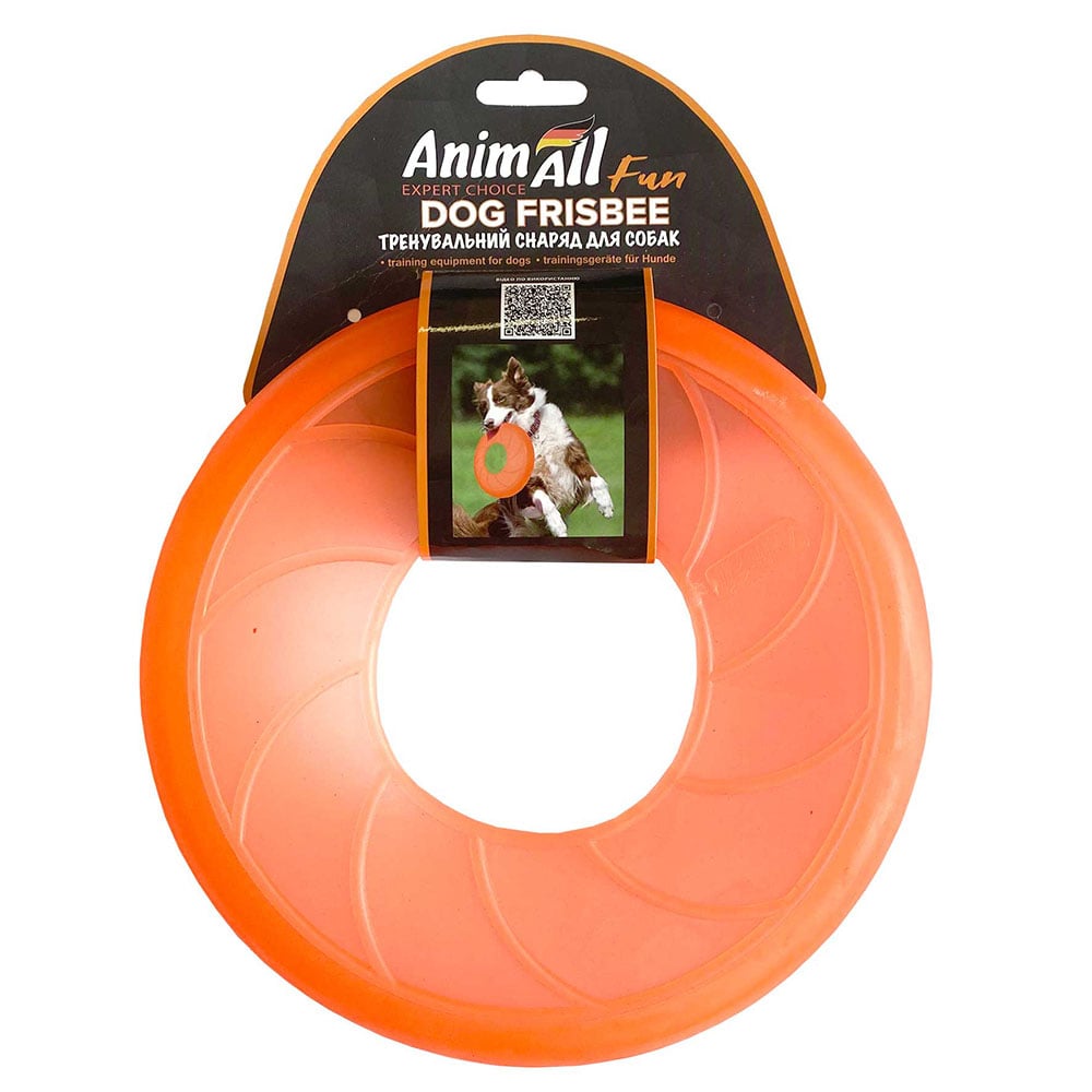 Іграшка АнімАлл Фан Фрізбі для ігор з собакою 22 см, помаранчева