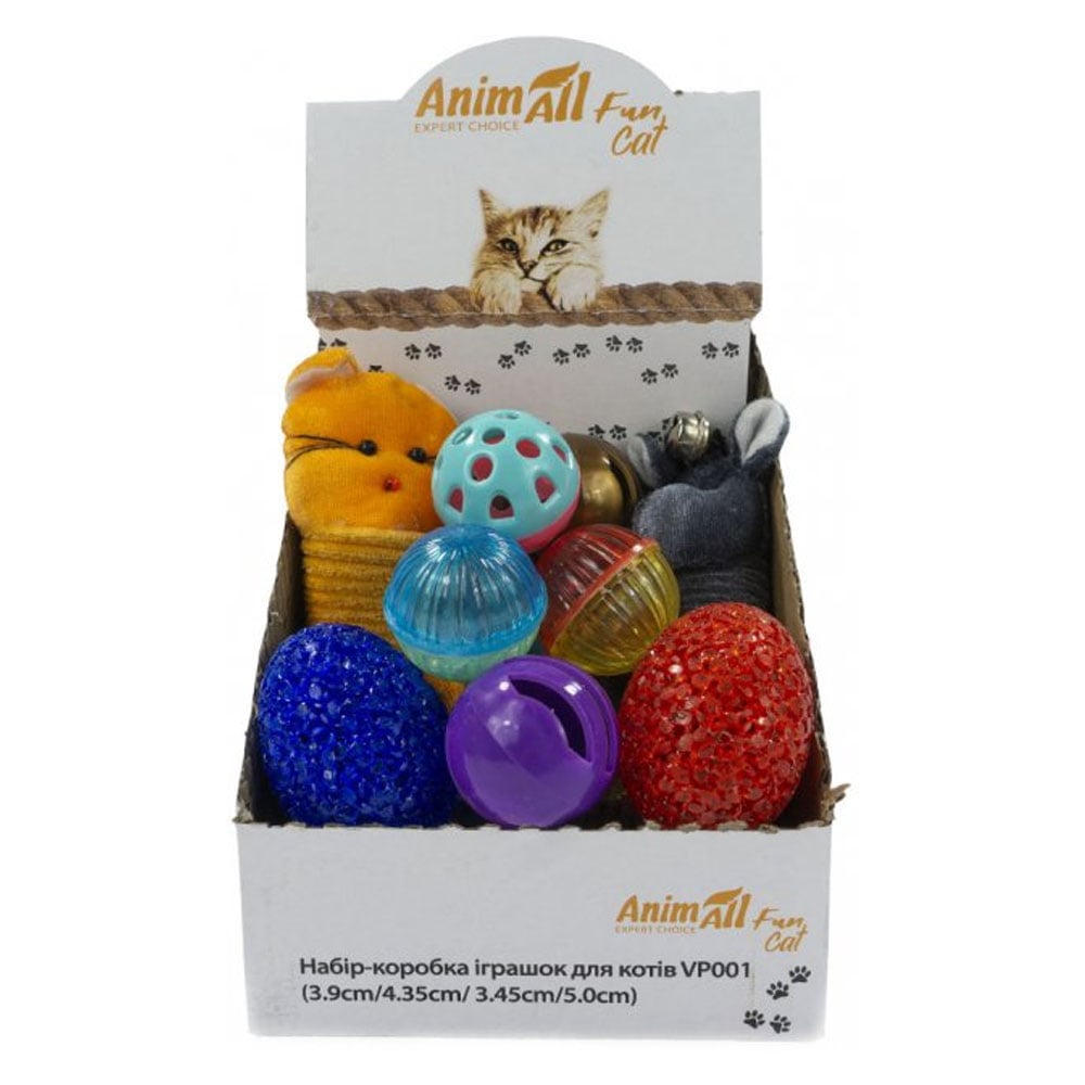 Набір іграшок AnimAll Fun Cat для котів, 18 шт