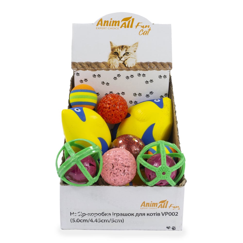 Набір іграшок AnimAll Fun Cat для котів, VP002, 15 шт