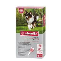 Bayer Advantix краплі від бліхи та кліщів для собак 10-25 кг