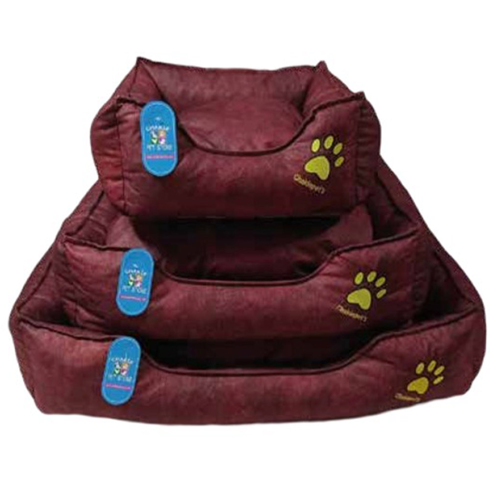 Чаки 085 набор лежанок "Хорс" (50×45×20 см, 65×45×20 см, 85×55×20 см), красный