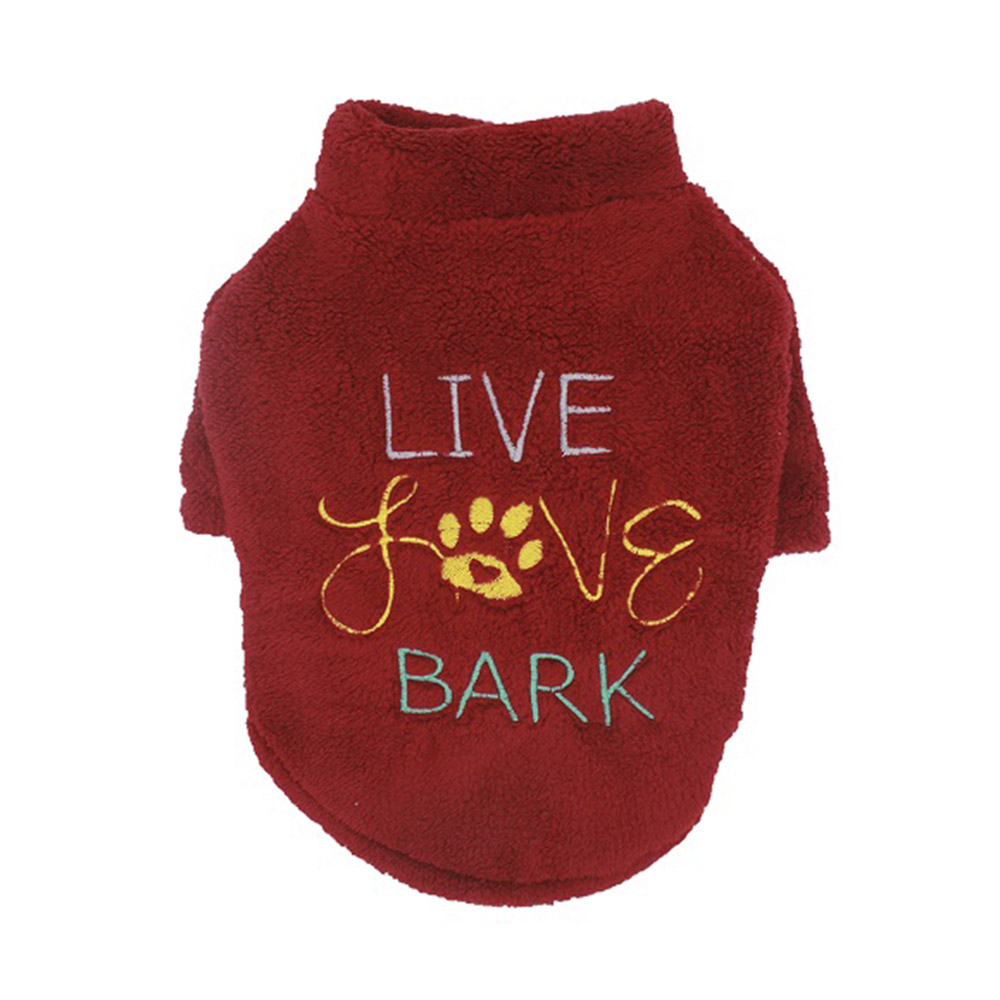 Paw Star Plush набір батників, бургундія, S/M/L/XL/2XL (22703)