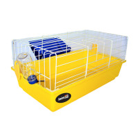 AnimAll F-706-y клетка для кролика, размер 62х35х38 см, желтый AnimAll F-706-y клетка для кролика, размер 62х35х38 см, желтый