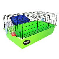 AnimAll F-706-l-g клетка для кролика, размер 62х35х38 см, салатовый AnimAll F-706-l-g клетка для кролика, размер 62х35х38 см, салатовый