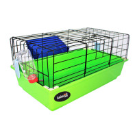 AnimAll F-708-l-g клетка для кролика, размер 80х48х44 см, салатовый AnimAll F-708-l-g клетка для кролика, размер 80х48х44 см, салатовый