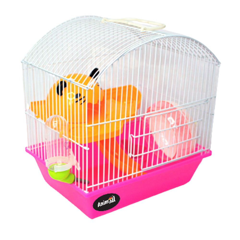 AnimAll клітина 602HC для хом'яка, 29×22×36, рожева (97940)