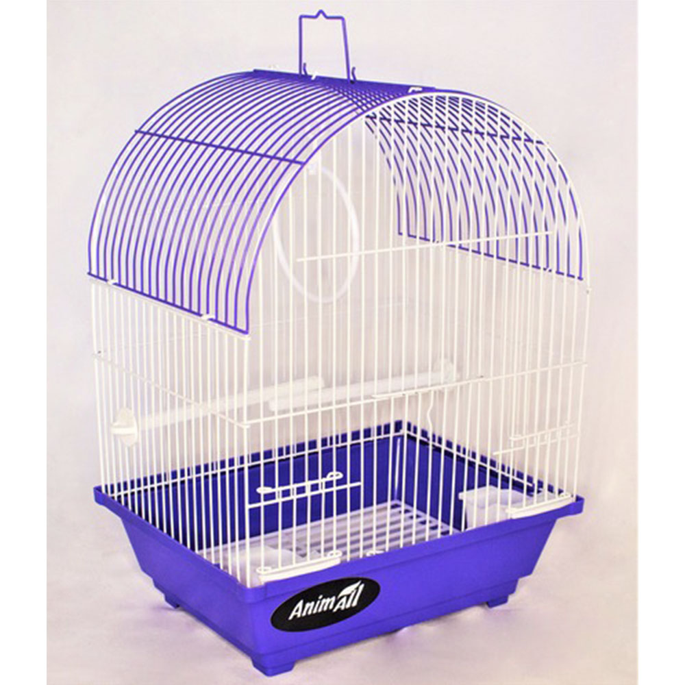 AnimAll клітина 5А 100 для птахів, 30×23×39, фіолетова (98008)