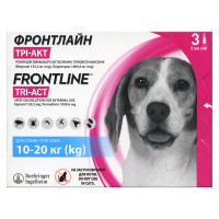 Frontline TRI-AKT M против блох, клещей, комаров, москитов, мух, для собак весом 10-20 кг, Frontline TRI-AKT M против блох, клещей, комаров, москитов, мух, для собак весом 10-20 кг,