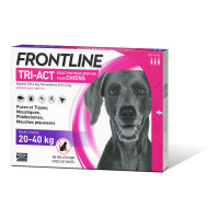 Boehringer Ingelheim Frontline TRI-ACT краплі від бліх, кліщів, комарів, москітів, мух для собак, L, 20-40 кг, 3 піпетки