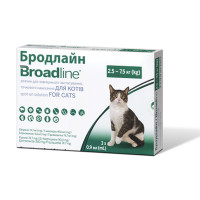 Boehringer Ingelheim Broadline Spot-On краплі проти паразитів для котів, L (2.5-7.5 кг)