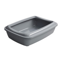 AnimAll туалет під наповнювач, для котів, з лопаткою, сірий, 50×37×13.5 см AnimAll туалет під наповнювач, для котів, з лопаткою, сірий, 50×37×13.5 см