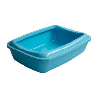 AnimAll туалет під наповнювач, для котів, з лопаткою, блакитний, 50×37×13.5 см AnimAll туалет під наповнювач, для котів, з лопаткою, блакитний, 50×37×13.5 см