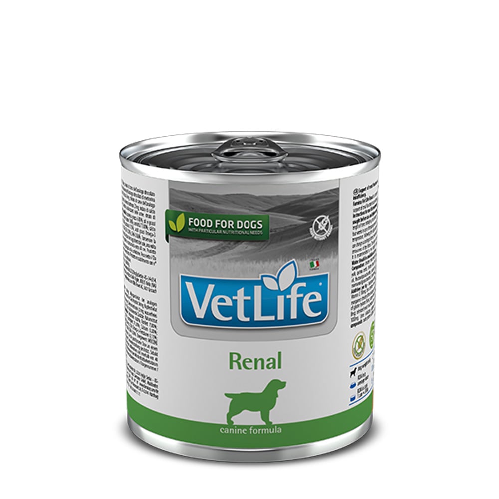 Вологий корм Farmina Vet Life Renal для собак, для підтримки функції нирок, 300 г Вологий корм Farmina Vet Life Renal для собак, для підтримки функції нирок, 300 г