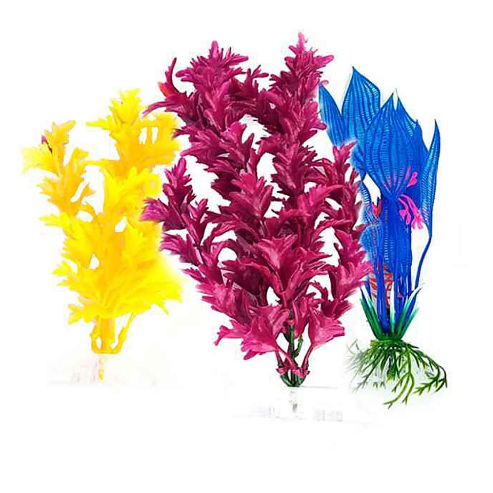 Набір акваріумних рослин Resun PLK 130, пластик, 3 шт