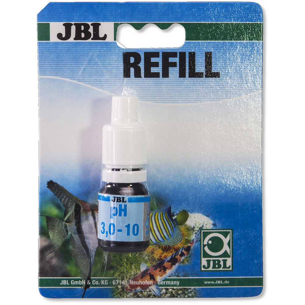 JBL pH 3.0-10.0 Reagent експрес-тест для визначення значення pH у ставках та прісноводних/морських акваріумах