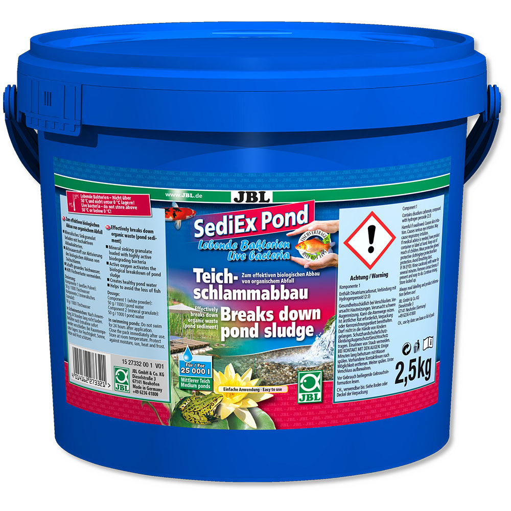 JBL SediEx Pond бактерии и активный кислород для расщепления ила, 2.5 кг (27332)