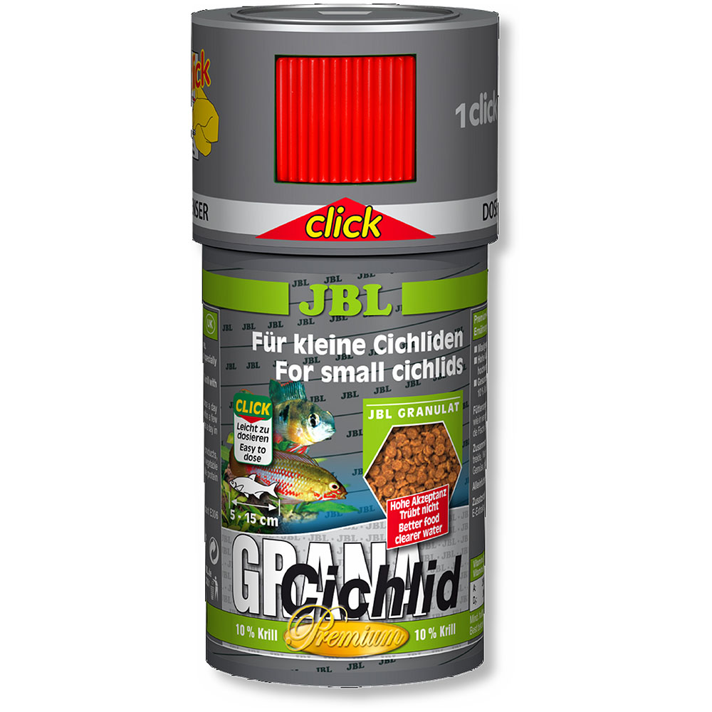 JBL Grana Cichlid CLICK корм для риб, преміум, з дозатором, 250 мл