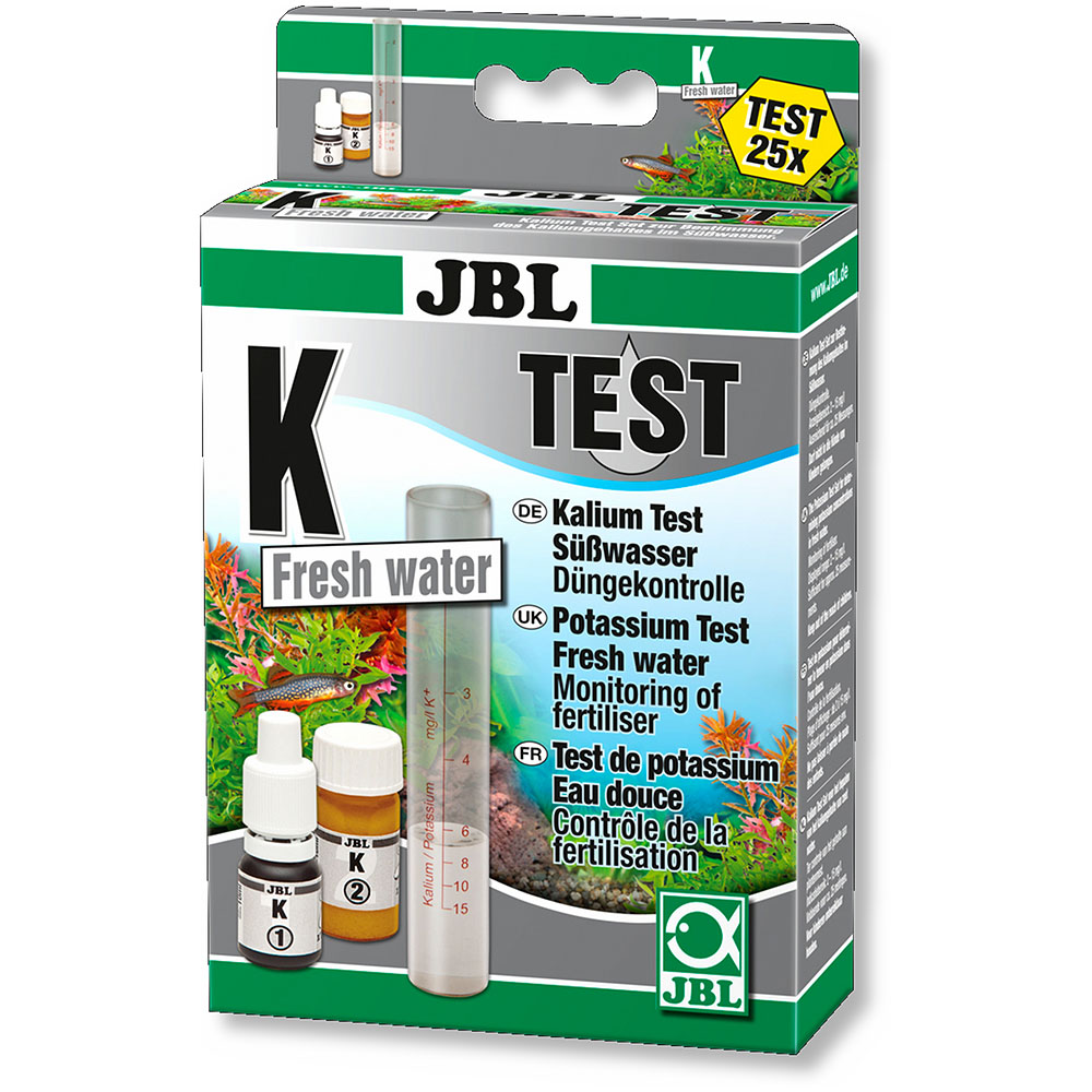 JBL K Potassium Test Set експрес-тест для визначення вмісту калію в прісноводних акваріумах (25411)