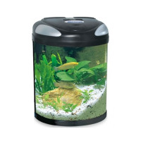 Resun MiniMoon 450 акваріум без фільтра, чорний, освітлення 1×15 W, 39 л