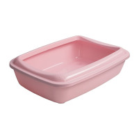 AnimAll туалет під наповнювач, для котів, з лопаткою, рожевий, 50×37×13.5 см AnimAll туалет під наповнювач, для котів, з лопаткою, рожевий, 50×37×13.5 см