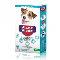 KRKA Ataxxa Спот-Он краплі від бліх та кліщів для собак вагою 4-10 кг, 1 мл