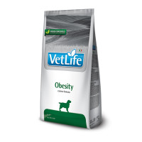 Farmina Vet Life Obesity сухий корм для собак, дієта для зниження зайвої ваги, 2 кг