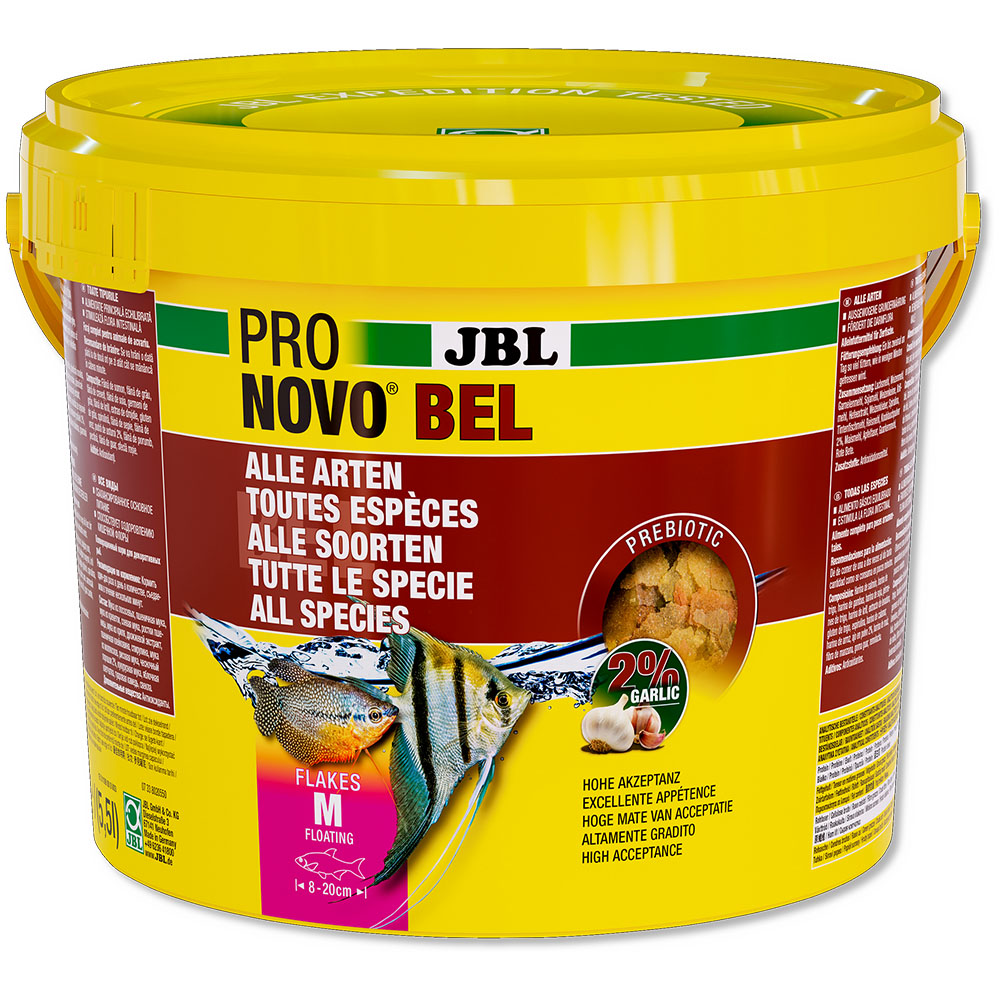 JBL PRONOVO BEL FLAKES M корм для риб, пластівці, 5.5 л (3110900)