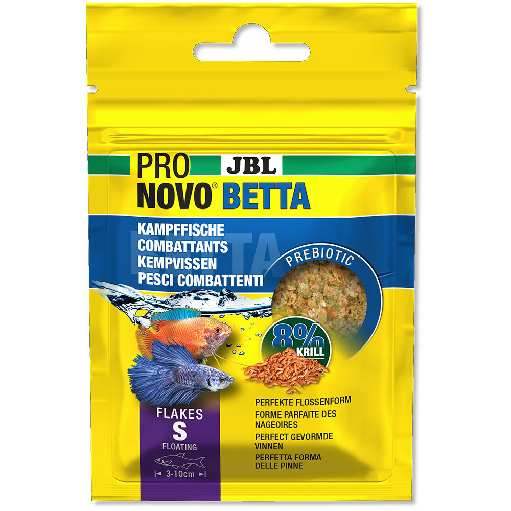 JBL PRONOVO BETTA FLAKE S корм для риб, пластівці, 20 мл (3130400)