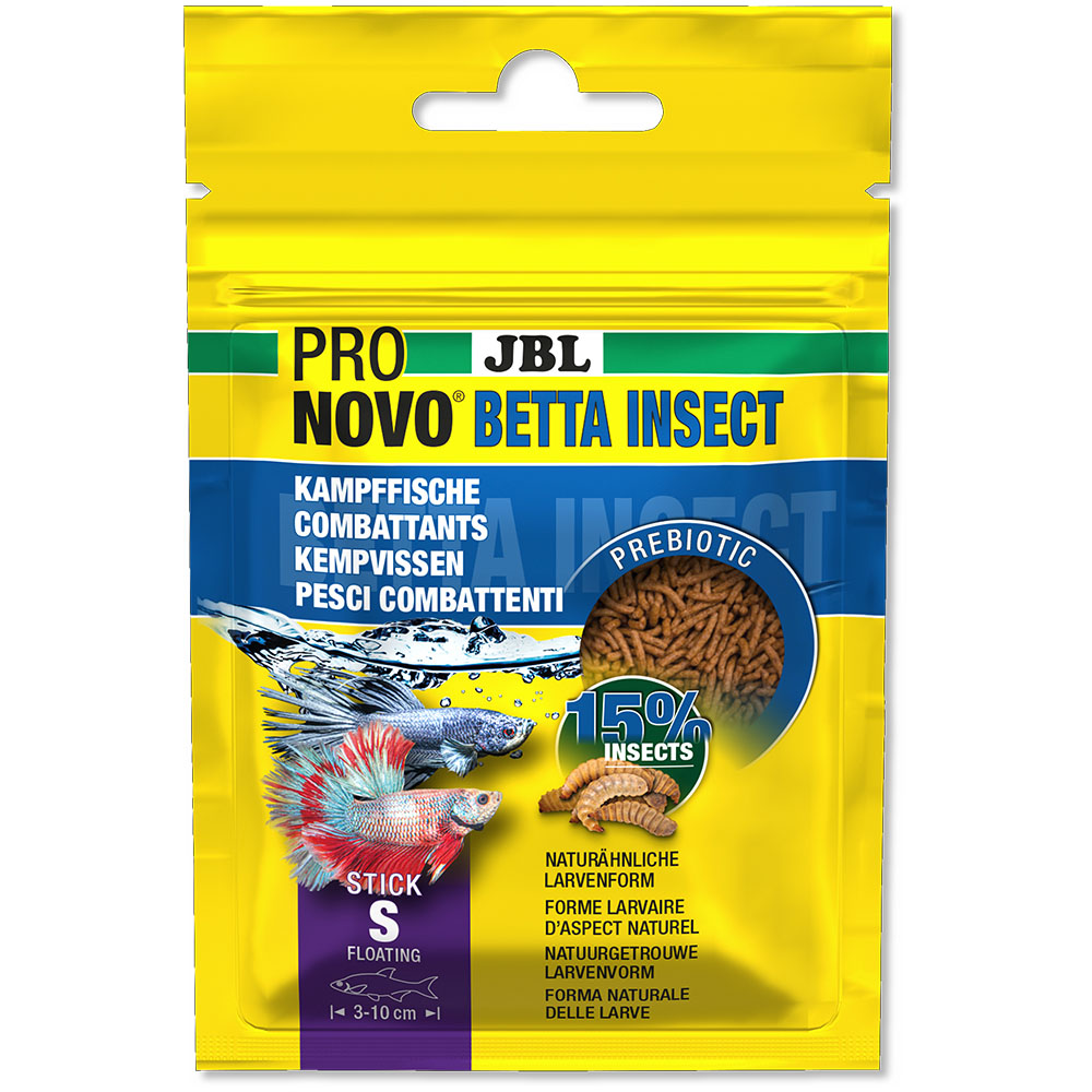 JBL PRONOVO BETTA INSECT STICK S корм для риб, 20 мл (3117000)