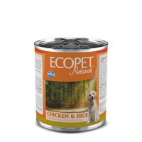 Farmina Ecopet Natural Dog Chicken&Rice вологий корм для собак з куркою, 300 г