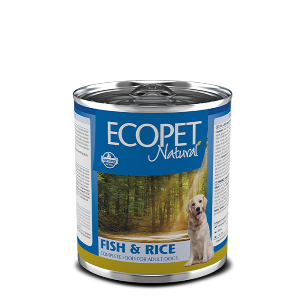 Вологий корм Farmina Ecopet Natural Dog Fish&Rice для собак, з оселедцем, 300 г Вологий корм Farmina Ecopet Natural Dog Fish&Rice для собак, з оселедцем, 300 г