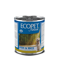 Farmina Ecopet Natural Dog Fish&Rice вологий корм для собак з оселедцем, 300 г