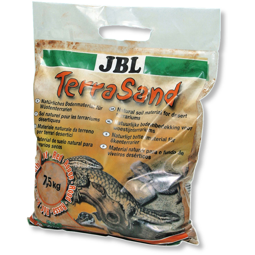 JBL TerraSand Natural Red донный грунт для пустынного террариума, красный песок, 7.5 кг (7101700)