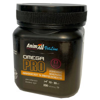 AnimAll VetLine Omega PRO вітаміни для середніх порід собак 1 г × 200 таб