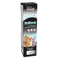 AnimAll VetLine DeWorm суспензія, антигельмінтний препарат для цуценят та кошенят, 5 мл
